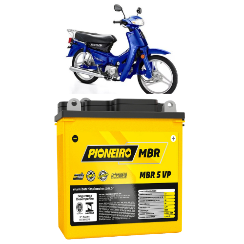 Bateria Pioneiro 5 Vp Moto Garinni Gr125z 5ah 12v