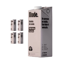 Nude Leite de Aveia Barista 1L - Pack 4x
