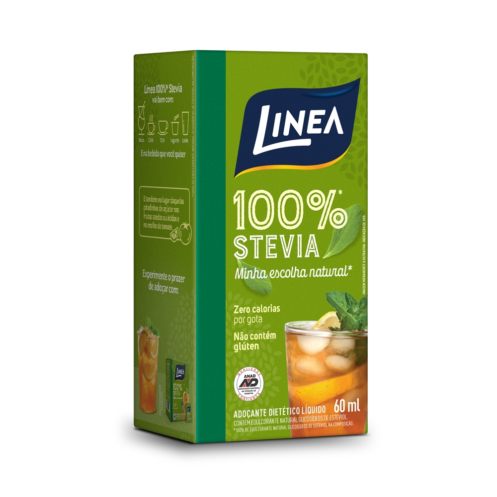 Adoçante Stevia Líquido Linea 60ml