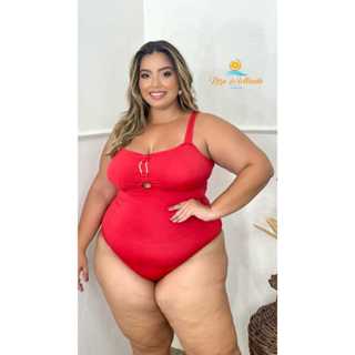 Maiô Plus Size Bojão (48-50-52-54) em Oferta na Shopee