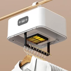 Secadora de Roupas Portátil Elétrica com Cabide | Compacta e Rápida – 110V e 220V - ENVIO IMEDIATO
