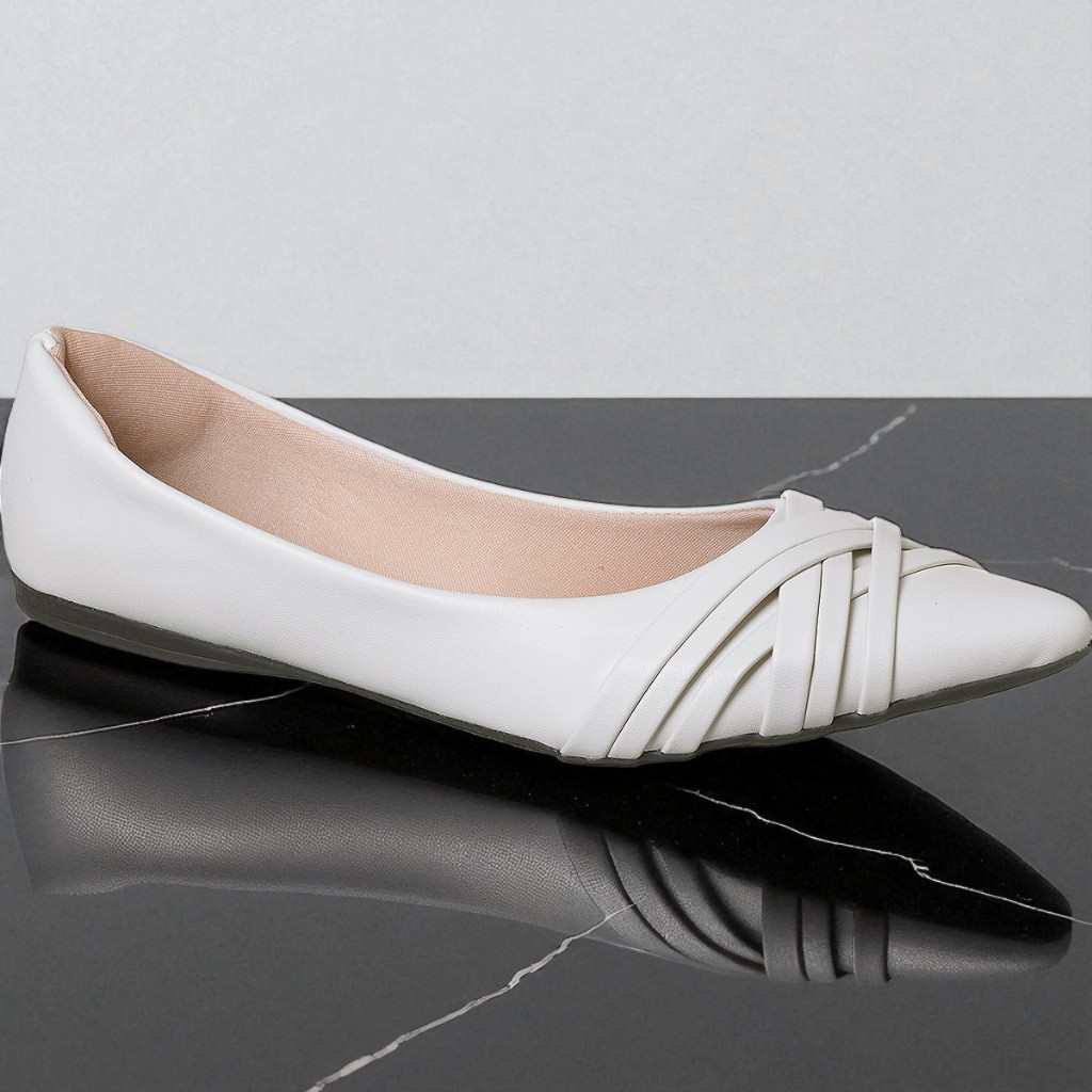 Sapatilha Bico Fino Feminino Confortável Passeio, Reuniões e Trabalho  140-0002