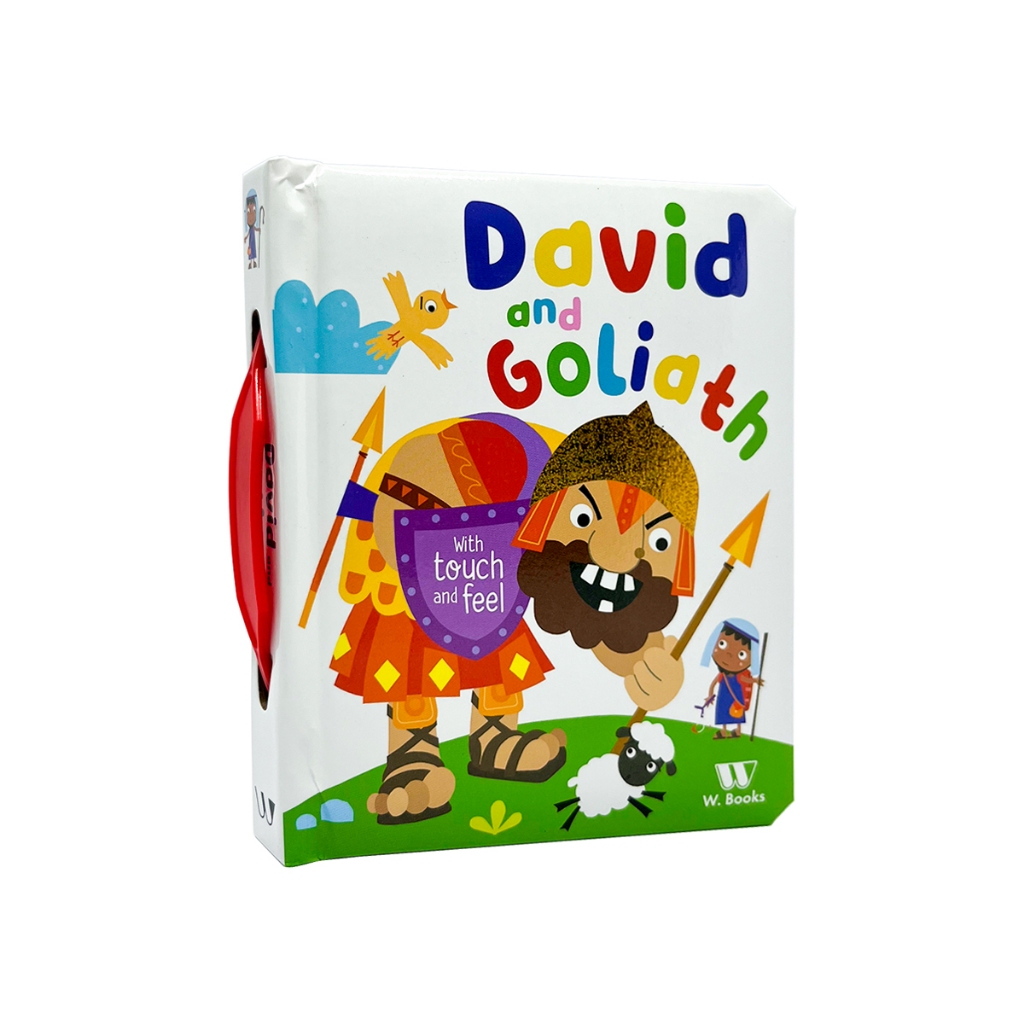 David and Goliath |  Davi e Golias - Livro Físico Infantil - Edição Em Inglês