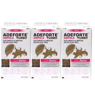 Kit Com 3 Adefort Turbo (Origina) em Oferta na Shopee