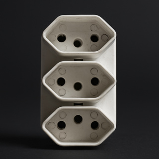 Kit 1-5 Adptador T Universal De 20A Tripolar E Resistente Pino Tomada em Oferta na Shopee