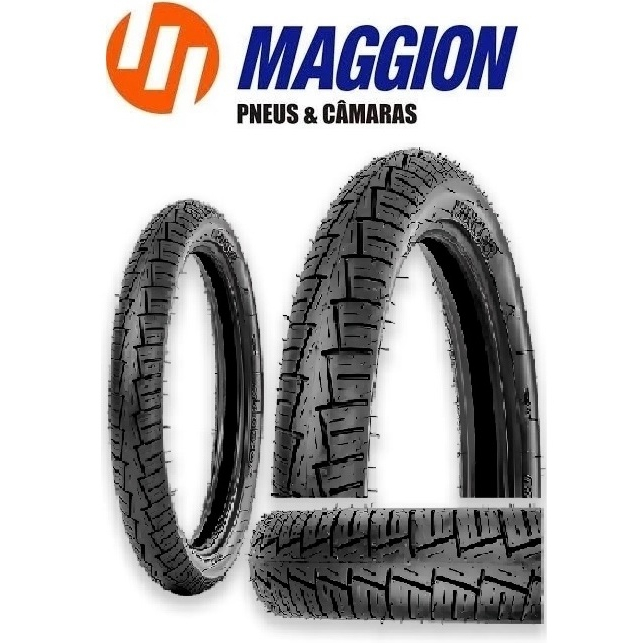 Pneu Moto Maggion Winner 80/100-14 Traseiro Uso Sem Câmara Biz Pop Crípton em Oferta na Shopee