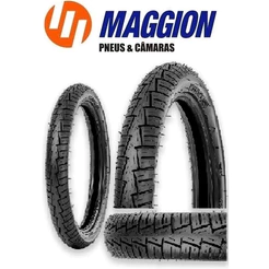 Pneu Moto Maggion Winner 80/100-14 Traseiro Uso Sem Câmara Biz Pop Crípton
