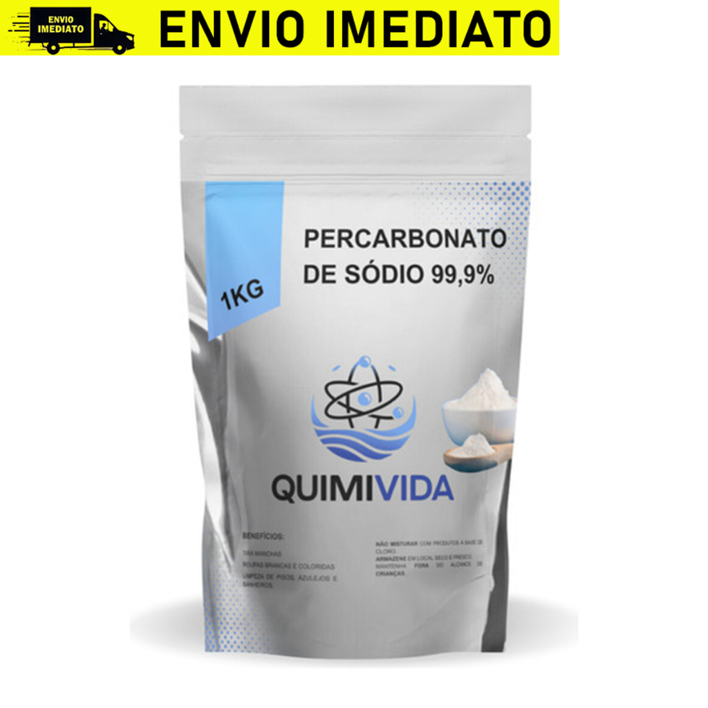 Alvejante Percarbonato 99% Pure - Tira Manchas Roupas Brancas e Coloridas - 1KG em Oferta na Shopee