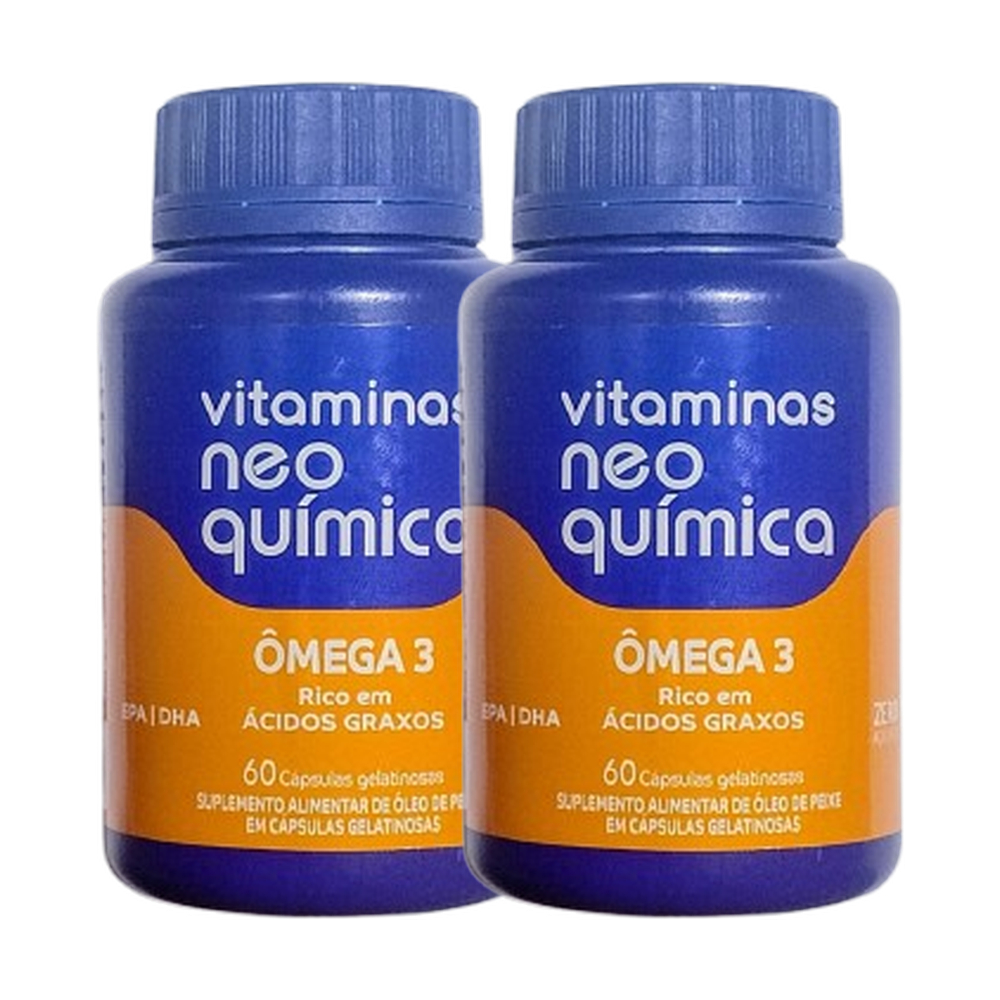Kit 2x Vitamina Ômega 3 com 60 Cps - Neo Química