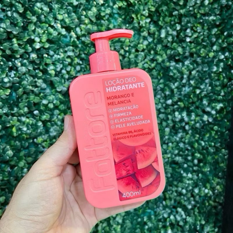Loção Hidratante Fattore 400ml | Creme Corporal Hidratação Profunda | Firmeza e Elasticidade