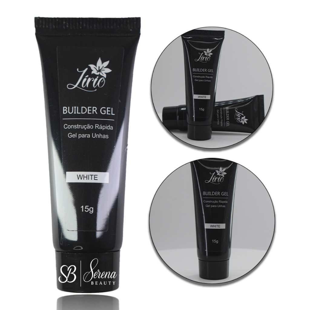 Polygel Lírio 15g para Alongamento de Unhas UV LED Profissional