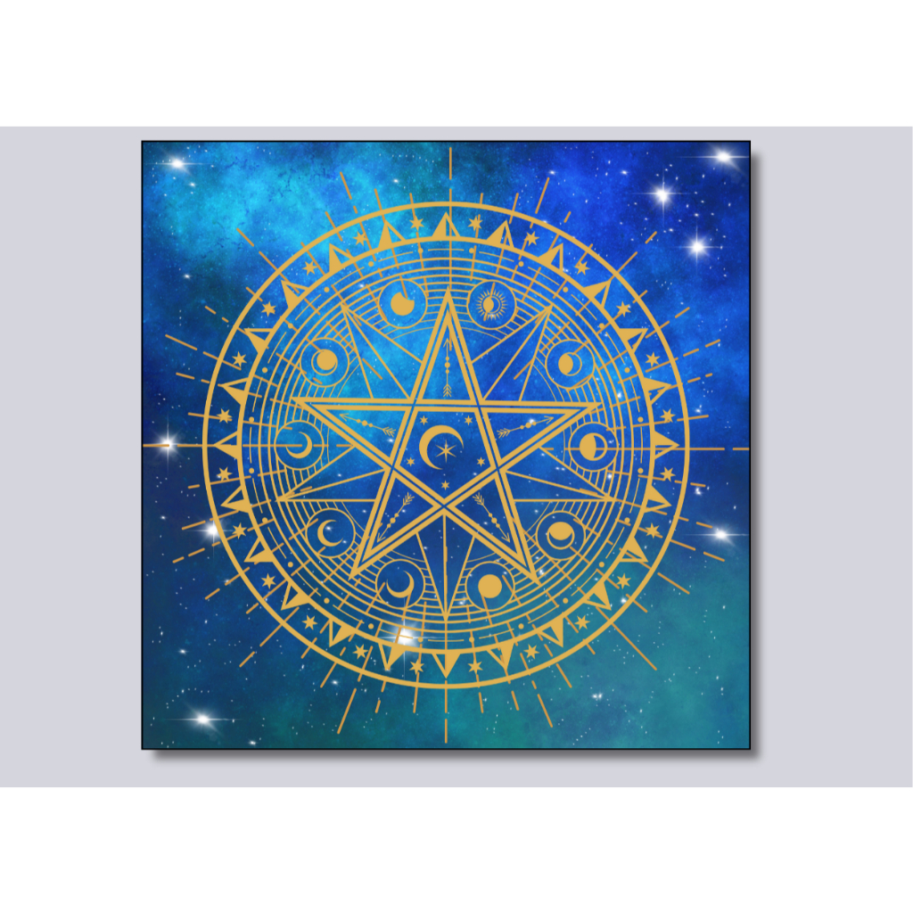 TOALHA PARA LEITURA DE ORÁCULO, TARÔ, CARTOMANCIA, DECORAÇÃO, ALTAR, WICCA, MÍSTICO, ESOTÉRICO em Oferta na Shopee