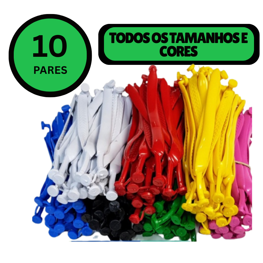 Correia Chinelo 10 Pares (Todas As cores)