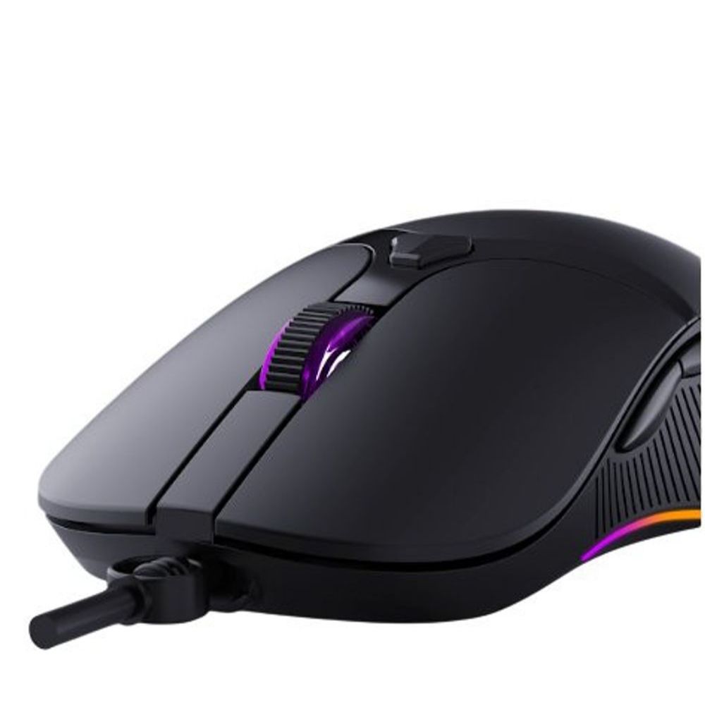 Mouse Óptico para Computador Com Fio - Preta
