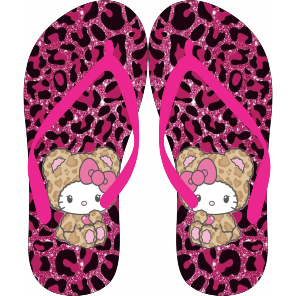 Chinelo Personalizados Hello Kitty