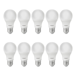 Kit 10 Lâmpada Led 7w Bulbo Soquete E27 Bivolt Casa Comércio Luz Branco-frio (6500k) 110v/220v (bivolt) em Oferta na Shopee