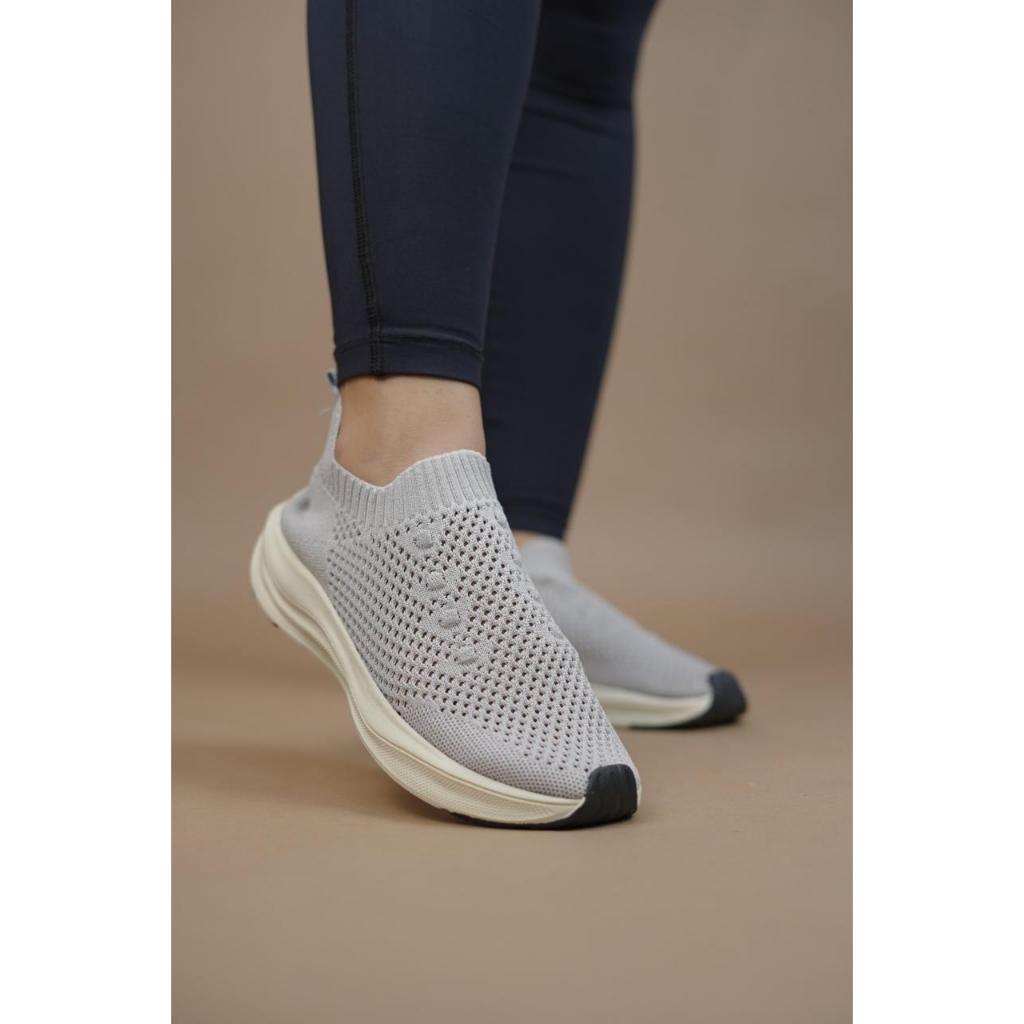 Tenis Knit Feminino e Masculino Confortavel Macio Academia Casual