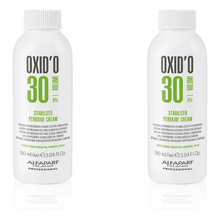 Kit 2 Unidades Agua Oxigenada Alfaparf 30 Volumes 90ml em Oferta na Shopee