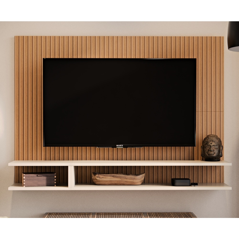 Painel para Tv Ripado Modelo Cissa 50 Polegadas Smart Plus - Quality Móveis — R$ 169,90 em Shopee, 43% OFF