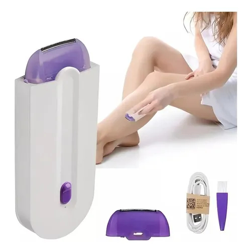 Depilador Elétrico Indução Laser FemininoMasculino Recarregável Portátil Removedor de Pêlos Corpo Indolor Sem Fio 2 em 1