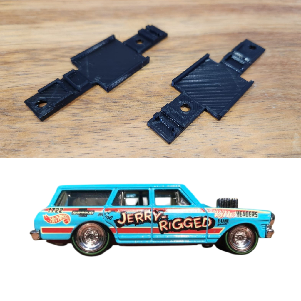 Chassis Rebaixar Customizar Miniatura Hot Wheels - 2 unidades - Chevy Nova