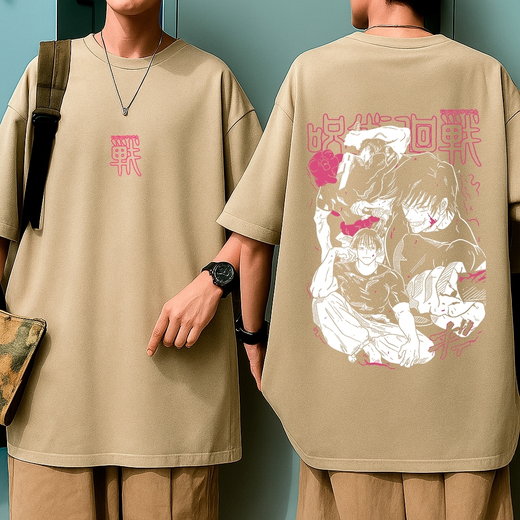 Camisa Oversized Anime Camiseta Toji Jujutsu Kaisen Unissex Feminino Masculino