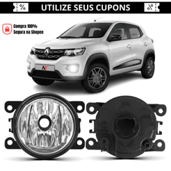 Farol Milha Renault Kwid 2018 2019 2020 2021 Farol Milha Auxiliar