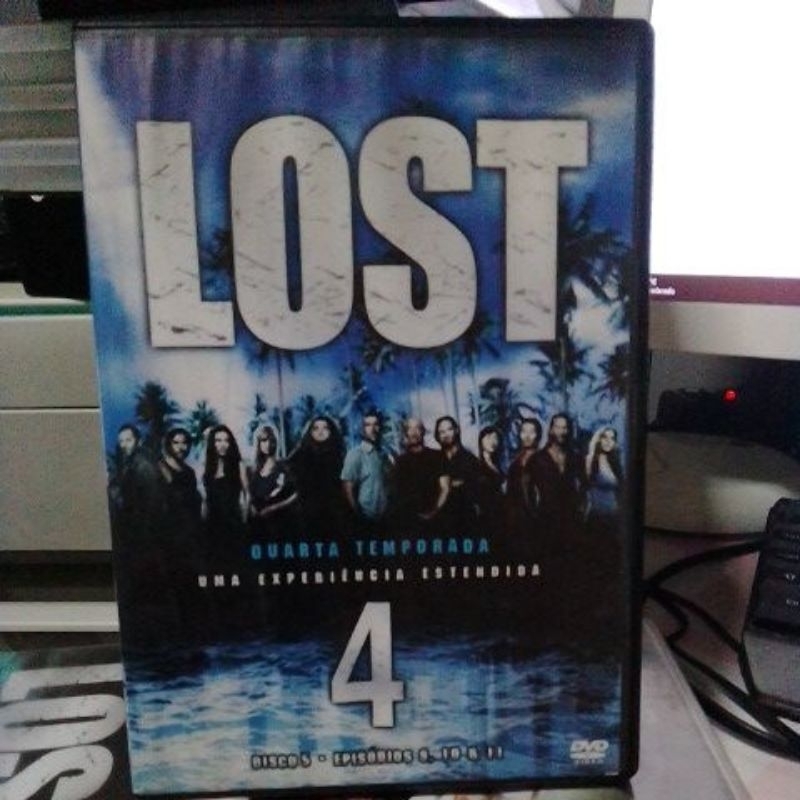 dvd série Lost 4 temporada original