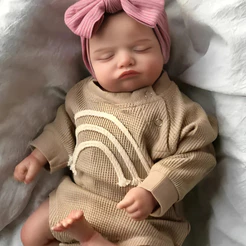 Bebê Boneca Reborn Rosali Siliconada Realista Pode dar Banho Em Promoção
