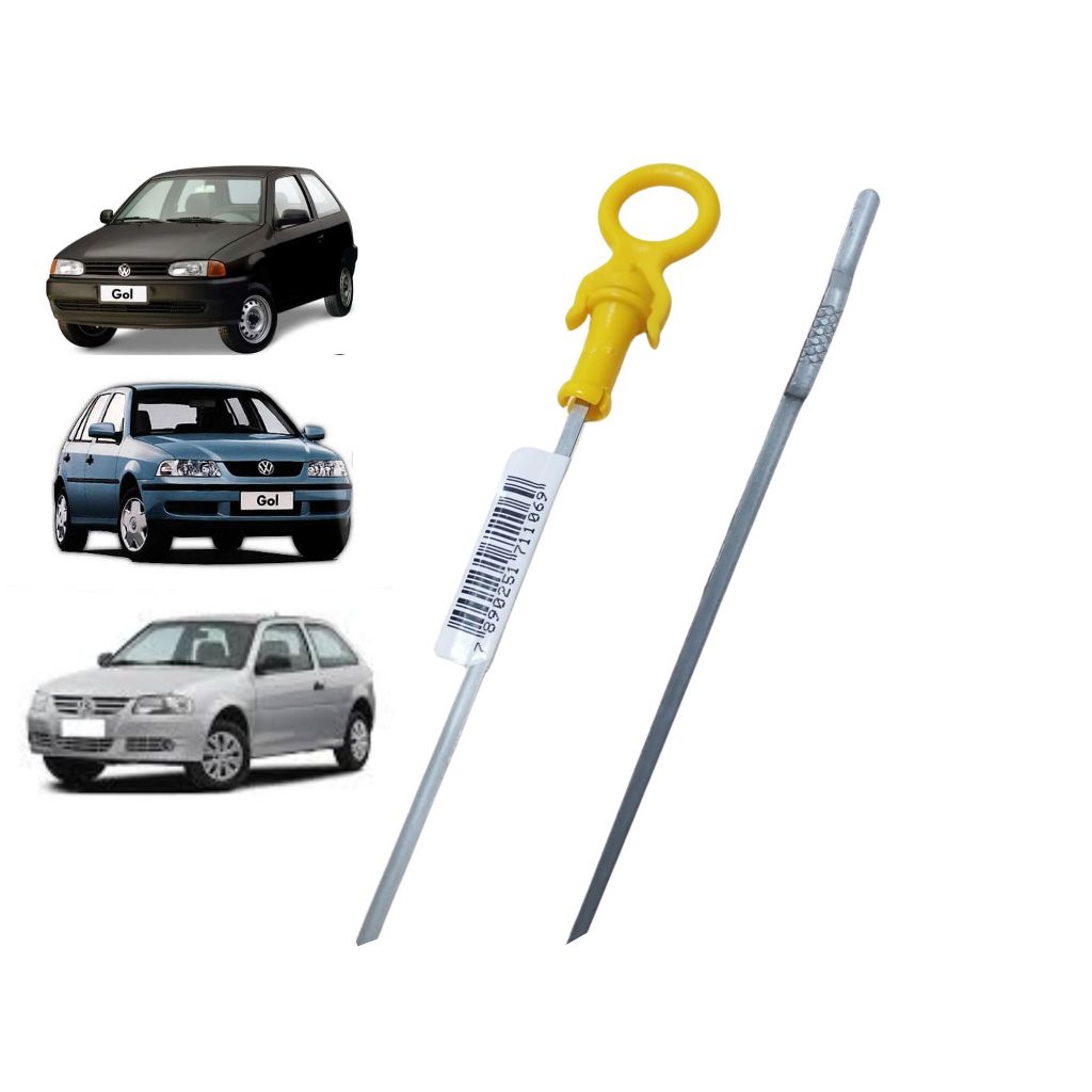 Vareta Nível De Óleo Gol Motor At 1.0 G2 G3 G4 8/16v + Guia