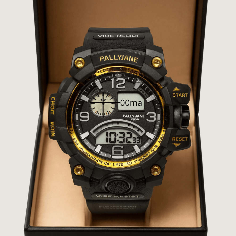 Relógio Digital Masculino Esportivo De Pulso Ajustável Estilo Academia Esportes e Lazer