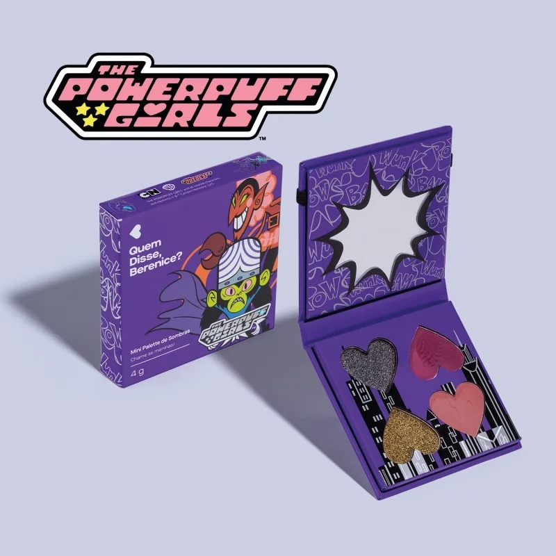 Mini Paleta De Sombras Quem Disse Berenice?, Chame As Meninas - As Meninas Super Poderosas, 4g - Envio Rápido