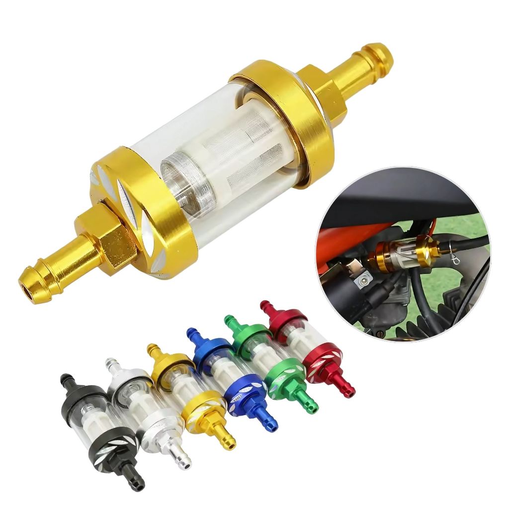Filtro de Combustível  Gasolina para Moto Cg Bros Titan Fazer Universal Esportivo Metal em Oferta na Shopee