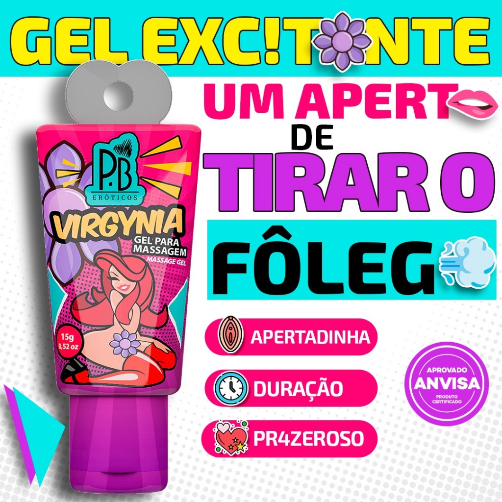 LUBRIFICANTE ÍNTIMO FEMININO QUE DEIXA TUDO MAIS APERTADINHO - VIRGYNIA em Oferta na Shopee