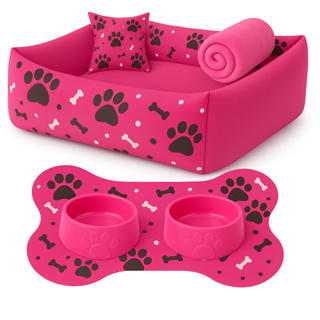 Caminha pra pet Cama Pet Cachorro Gato Almofada Lavável + Tapete + Almofada + Manta em Oferta na Shopee