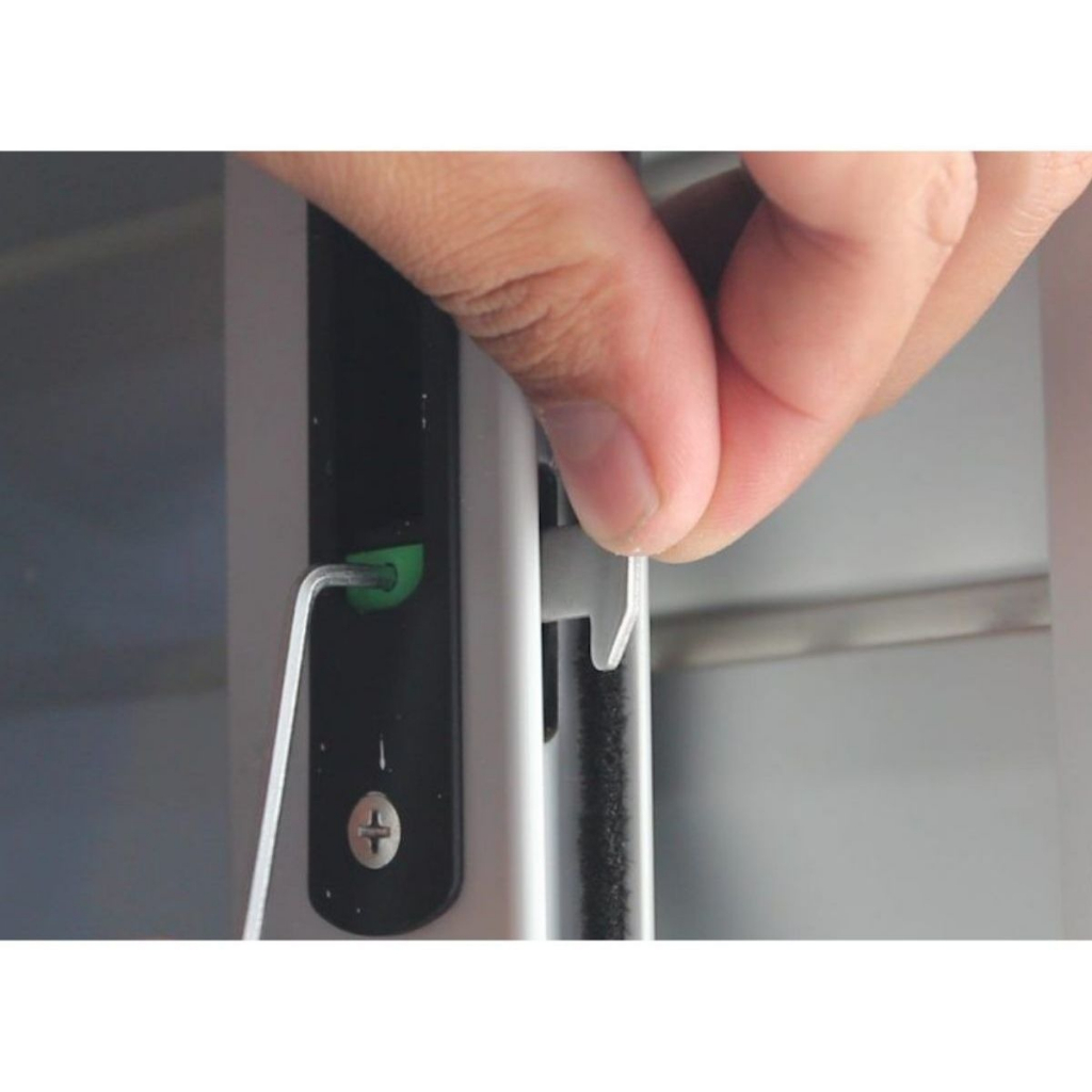 Fecho Porta Janela Correr C/ Trava Alumínio Rápido — imagem 2 de 2