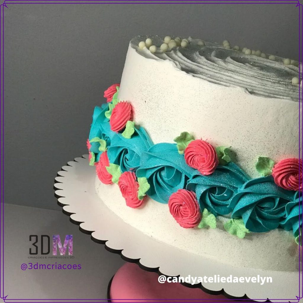 Espátula De Textura Para Confeitaria Modelo 7 - 15cm x 9cm | Espátula Para Bolo Espátula De Acrílico