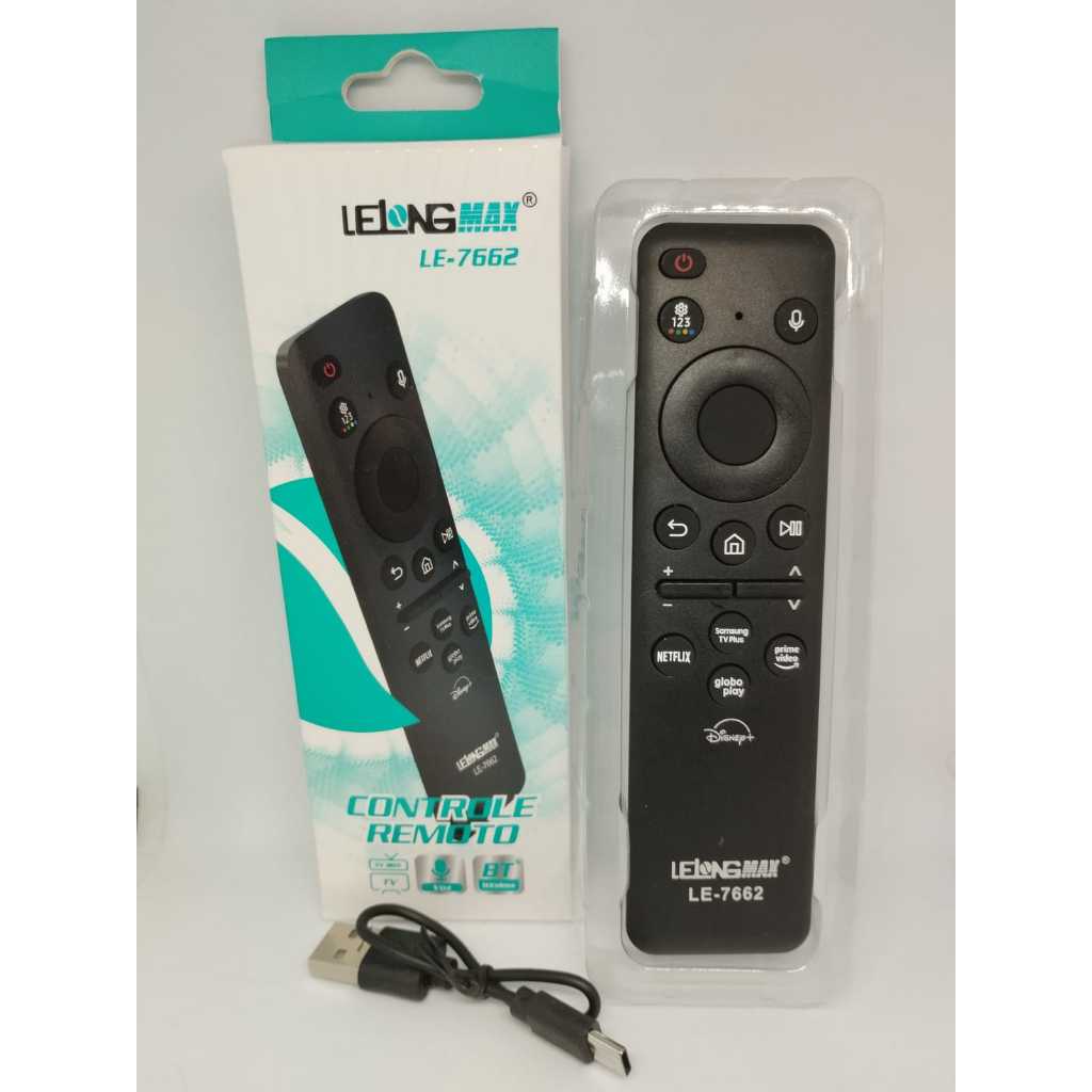 7662 Controle Remoto COM COMANDO DE VOZ TV SAMSUNG QLED 4K 8K Ultra HD NEO QLED 