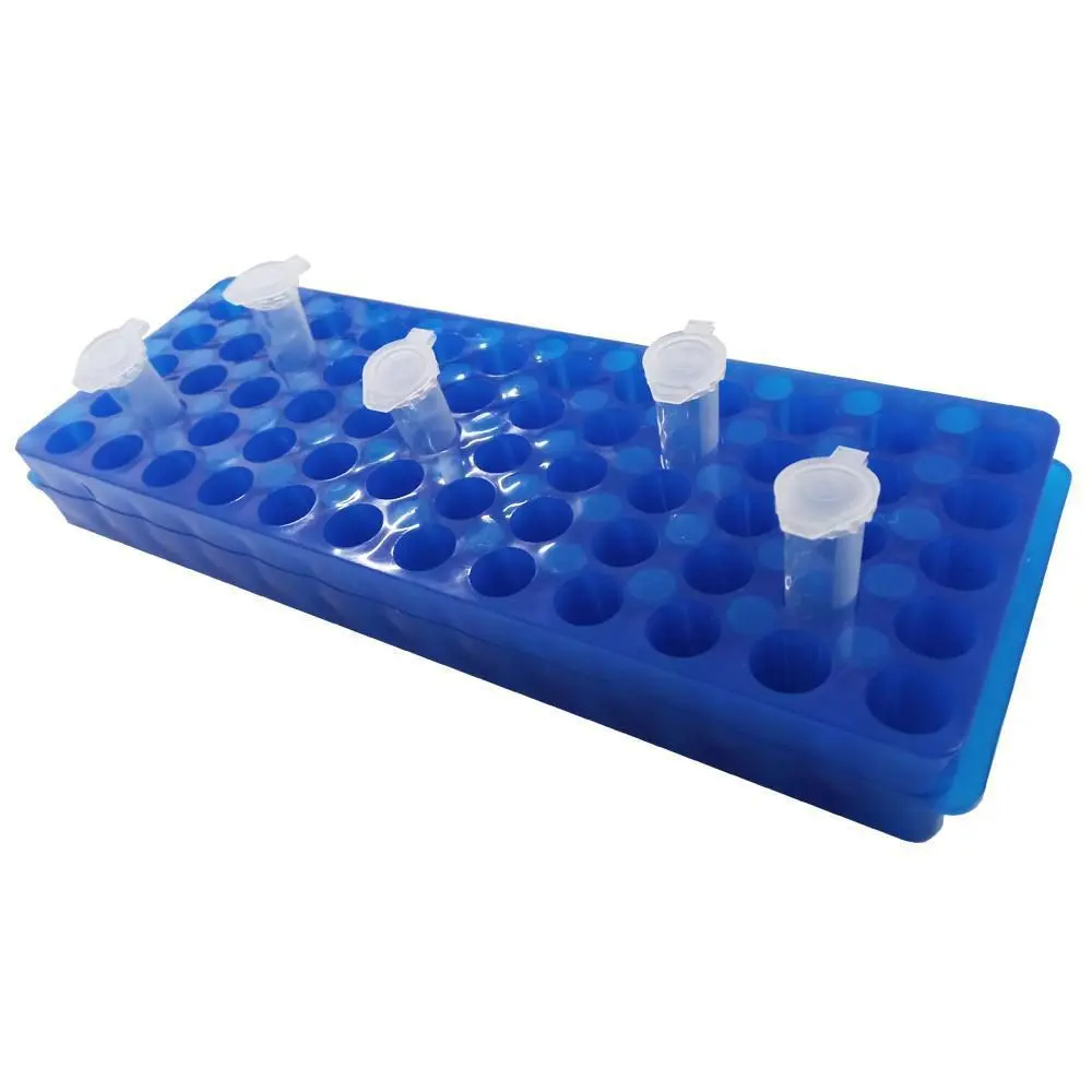 Estante Dupla Face Para 60 Microtubos De 0,5 / 1,5 / 2,0 Ml Marca Perfecta