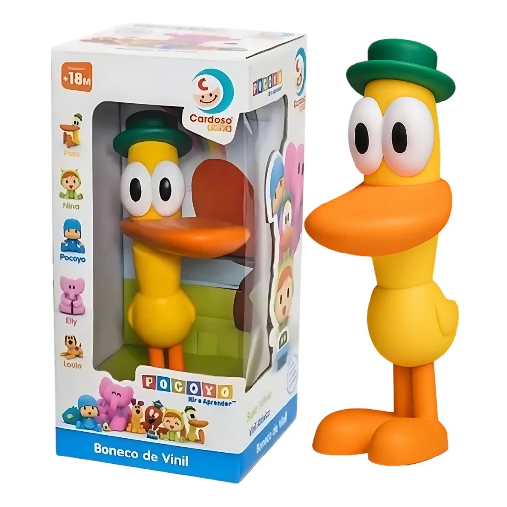 BAMBULUÁ Boneco Brinquedo Infantil Criança Bebê Banho Brincar Turma Pocoyo Pato Original Licenciado em Oferta na Shopee