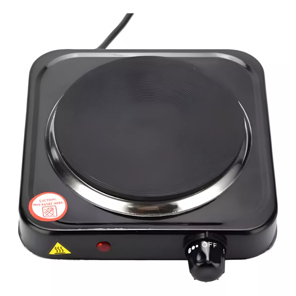 Fogareiro Elétrico Cooktop 5 Temperaturas 1 Boca 220v Fogão Portátil Pratico 1000w Camping