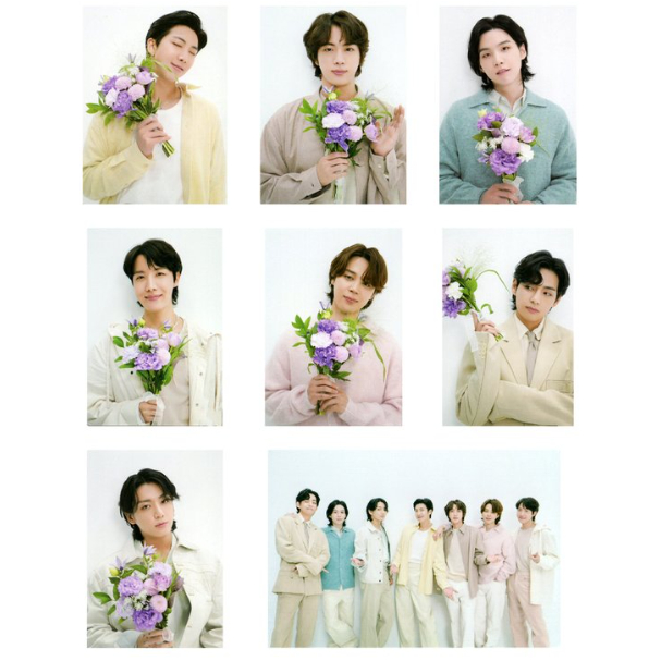 bts army global offical fanclub postcard photocard original kpop em Oferta na Shopee