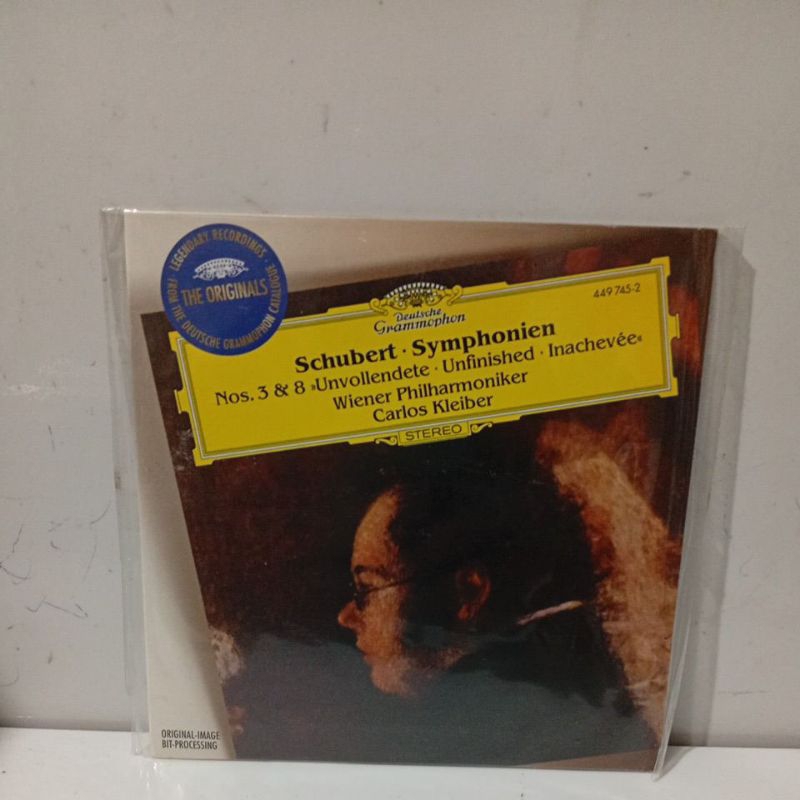 Cd Franz Schubert Symphonien Nós.3 e 8 Unvollendete Unfinished Inachevee Wiener Philharmoniker Importado Capa Envelope