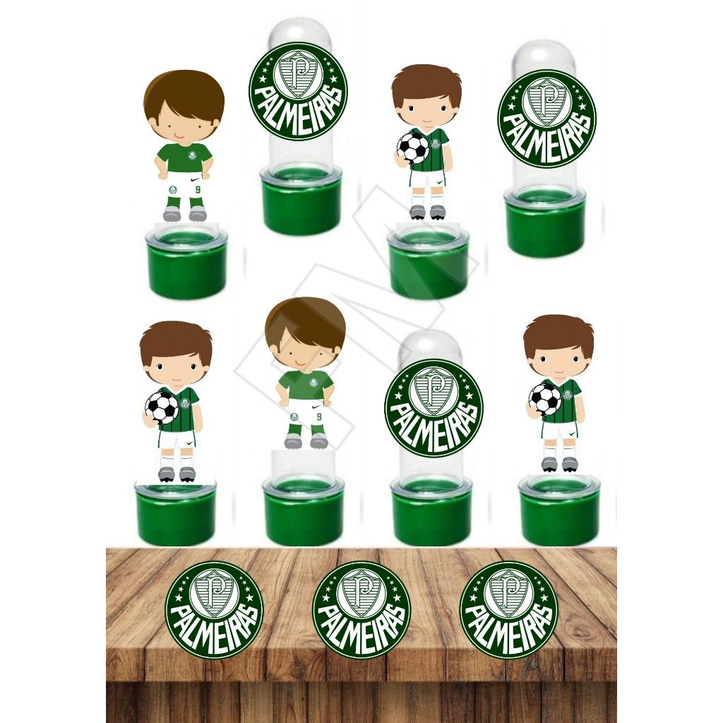 TUBETES 8cm + APLIQUE PALMEIRAS MENINO Lembrancinhas aniversários, eventosm decoração em Oferta na Shopee