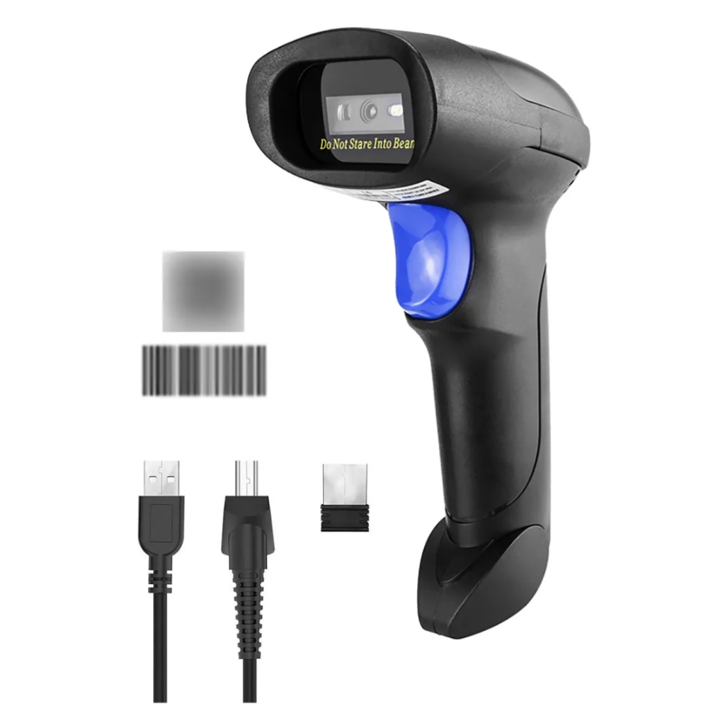 Leitor De Código De Barras Qr Code Sem Fio 2d Danfe Wireless Usb em Oferta na Shopee