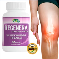 Regenera Alivio De Dor E Artrose 30caps - Colágeno Tipo 2 K2 Alívio Da Dor Juntas E Costas Original