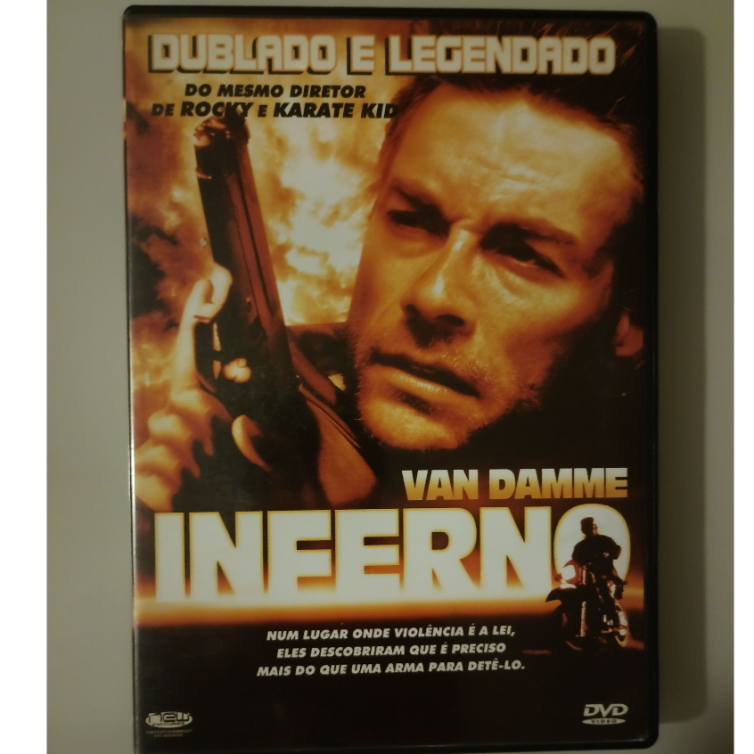 Inferno - dvd - van damme - locadora