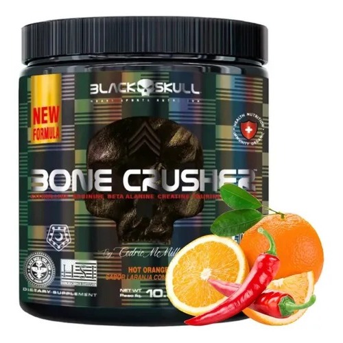 PRÉ TREINO BLACK SKULL - BONE CRUSHER 300G