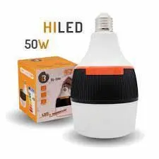 Super Lâmpada recarregável  emergência de 20W/40W/50W/60W acendendo durante queda de energia bivolt em Oferta na Shopee