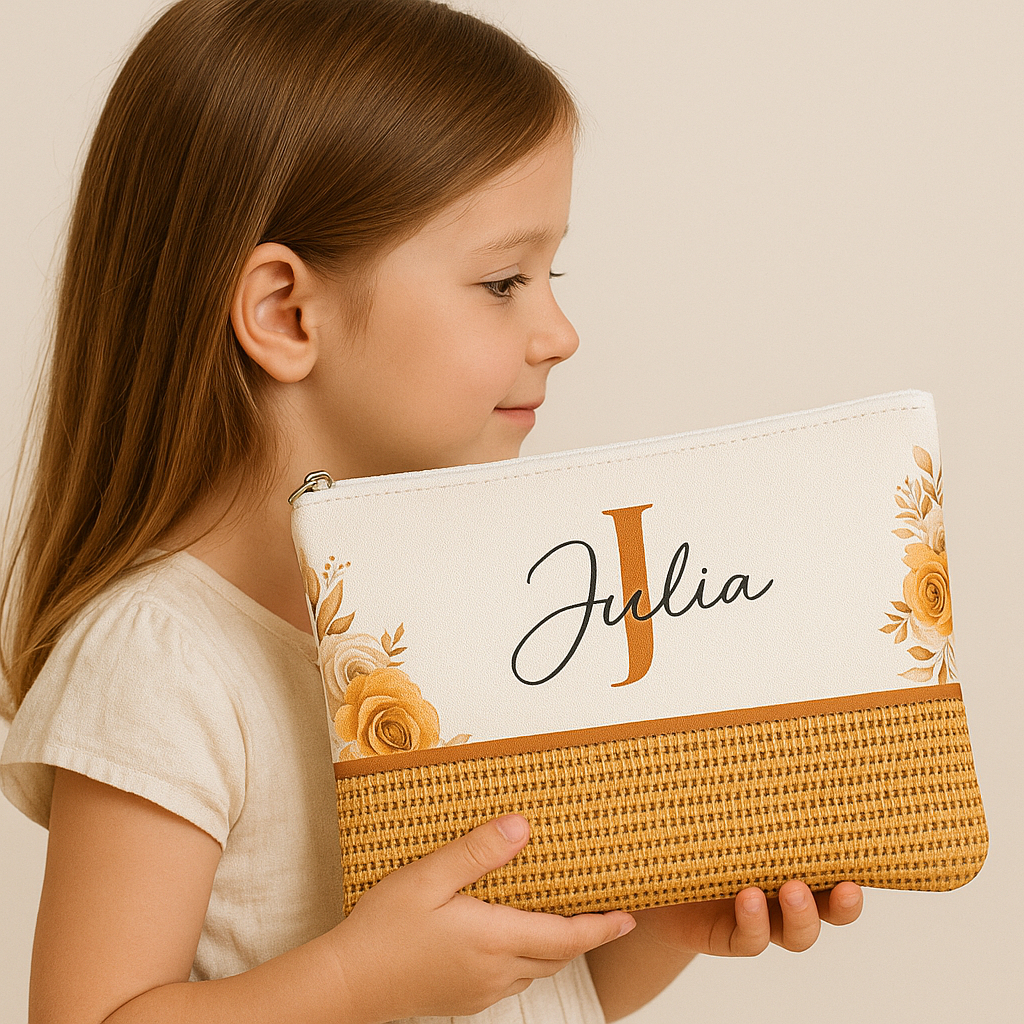 MÍN.5 UND - Necessaire Personalizada SLIM com Nomes floral, terracota p/ casamento Madrinhas, Mãe da Noiva, Aniversário. em Oferta na Shopee